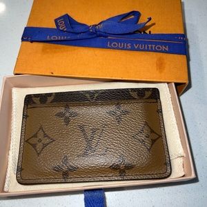 Louis Vuitton reserve Monogram card holder.